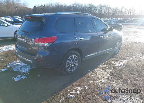 2014 Nissan Pathfinder Sl from USA, damaged, VIN 5N1AR2MM7EC607582